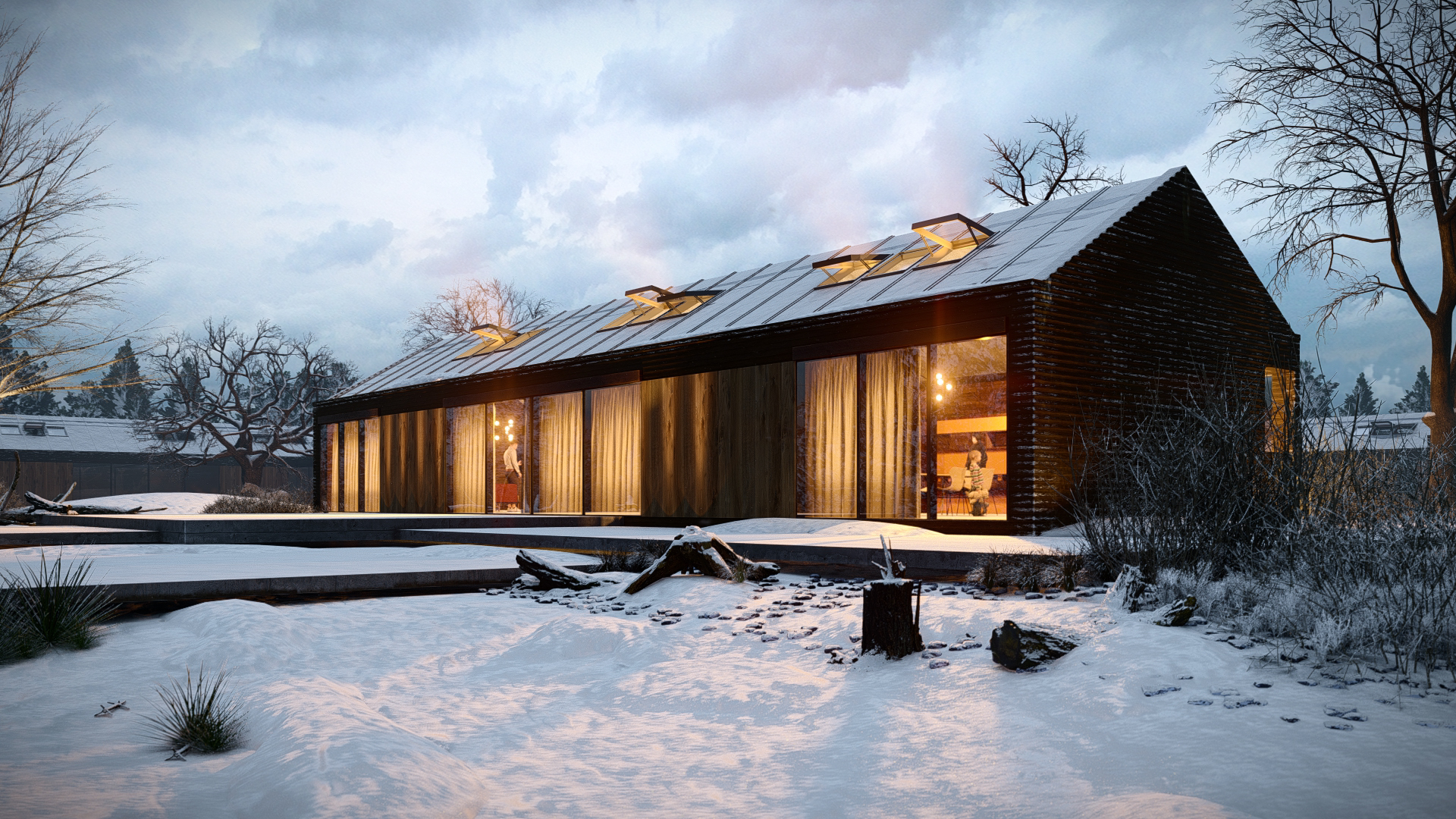 Snowy-house